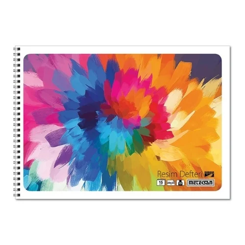 METEKSAN SIMPLE 25X35 15 YP SPIRALLI RESIM DEFTERI