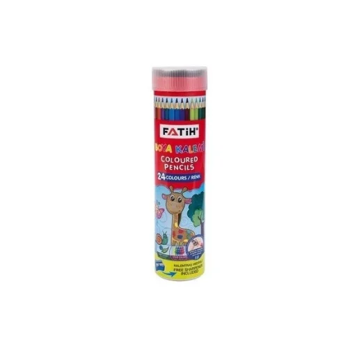 FATİH KURU BOYA 24 RENK TAM BOY