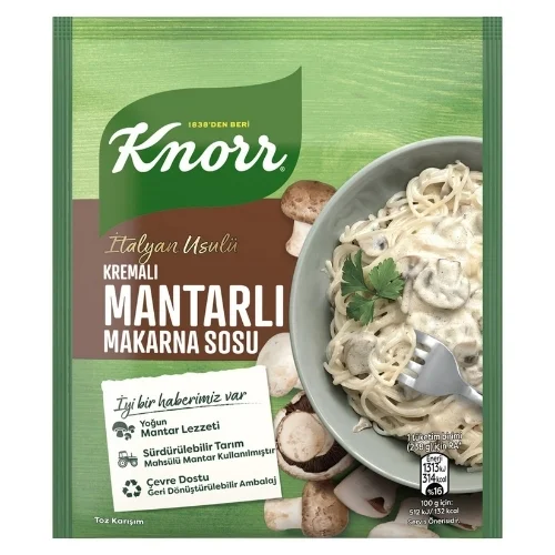 KNORR KREMALI MANTARLI MAKARNA SOSU 52 G